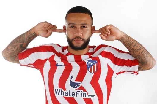 Depay (credit foto Atletico Madrid) Depay