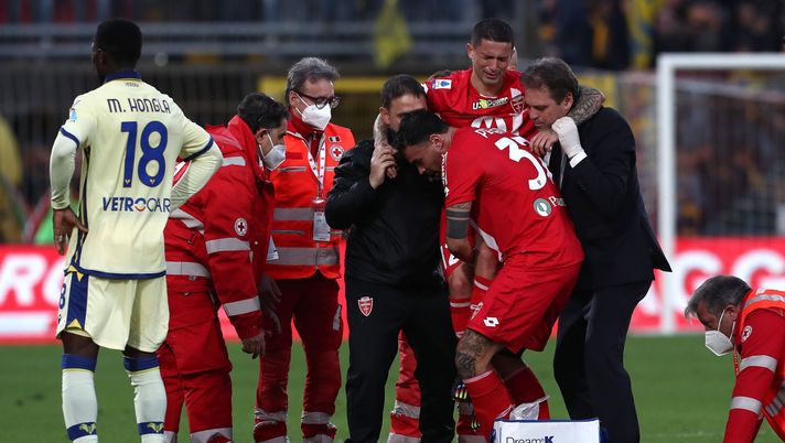 Il Monza perde Sensi: grave infortunio, costretto a uscire tra pianti e grida - immagine 1