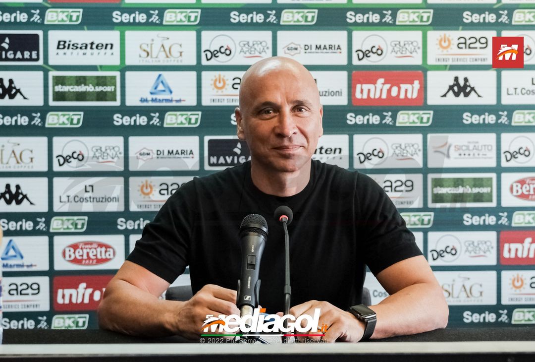 FOTO PALERMO, Corini in conferenza stampa prima del match contro il Bari (Gallery)- immagine 1