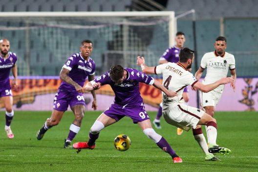 GERMOGLI PH: 3 MARZO 2021 FIRENZE STADIO ARTEMIO FRANCHI SERIE A FIORENTINA VS ROMA NELLA FOTO VLAHOVIC GERMOGLI PH: 3 MARZO 2021 FIRENZE STADIO ARTEMIO FRANCHI SERIE A FIORENTINA VS ROMA NELLA FOTO VLAHOVIC