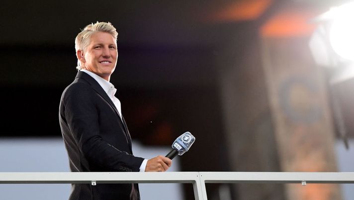 BERLIN, GERMANY - JULY 04: Former Bayern Munich player Bastian Schweinsteiger looks on from the prior to the DFB Cup final match between Bayer 04 Leverkusen and FC Bayern Muenchen at Olympiastadion on July 4, 2020 in Berlin, Germany. (Photo by Robert Michael/Pool via Getty Images) BERLIN, GERMANY - JULY 04: Former Bayern Munich player Bastian Schweinsteiger looks on from the prior to the DFB Cup final match between Bayer 04 Leverkusen and FC Bayern Muenchen at Olympiastadion on July 4, 2020 in Berlin, Germany. (Photo by Robert Michael/Pool via Getty Images)