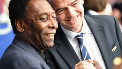 Fifa, Infantino: “Vogliamo in ogni paese Fifa uno stadio intitolato a Pelé”