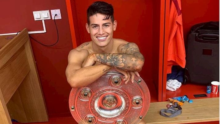 Bayern Monaco campione, James Rodriguez sembra nudo: “Spero non finisca mai”  Bayern Monaco campione, James Rodriguez sembra nudo: “Spero non finisca mai”