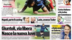 EDICOLA / CdS: Tutte fuori. Pazza Inter: segna, sbanda, sbaglia due gol e perde ai rigori
