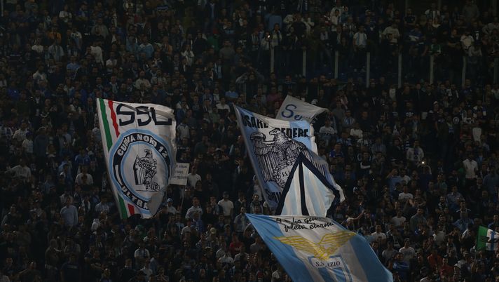 ROME, ITALY - SEPTEMBER 22:  SS Lazio fans during the Serie A match between SS Lazio and Parma Calcio at Stadio Olimpico on September 22, 2019 in Rome, Italy.  (Photo by Paolo Bruno/Getty Images) 