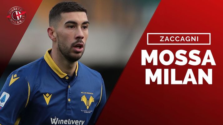 Mattia Zaccagni (centrocampista Hellas Verona), obiettivo di calciomercato del Milan | AC Milan News (Getty Images) 