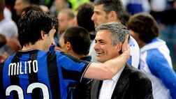 Samuel e Milito all’Old Trafford, Mourinho: “Due di quella magica Inter. Erano…”
