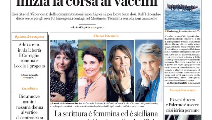 Prima Pagina, La Repubblica-Palermo: “Effetto Super Green Pass, corsa ai vaccini” Prima Pagina, La Repubblica-Palermo: “Effetto Super Green Pass, corsa ai vaccini”