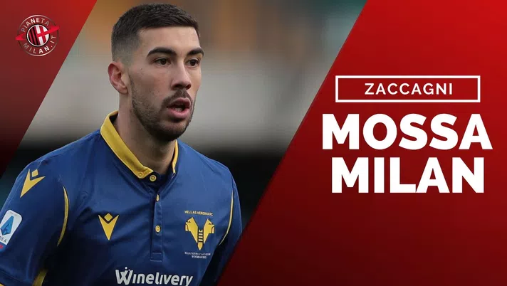 Mattia Zaccagni (centrocampista Hellas Verona), obiettivo di calciomercato del Milan | AC Milan News (Getty Images)