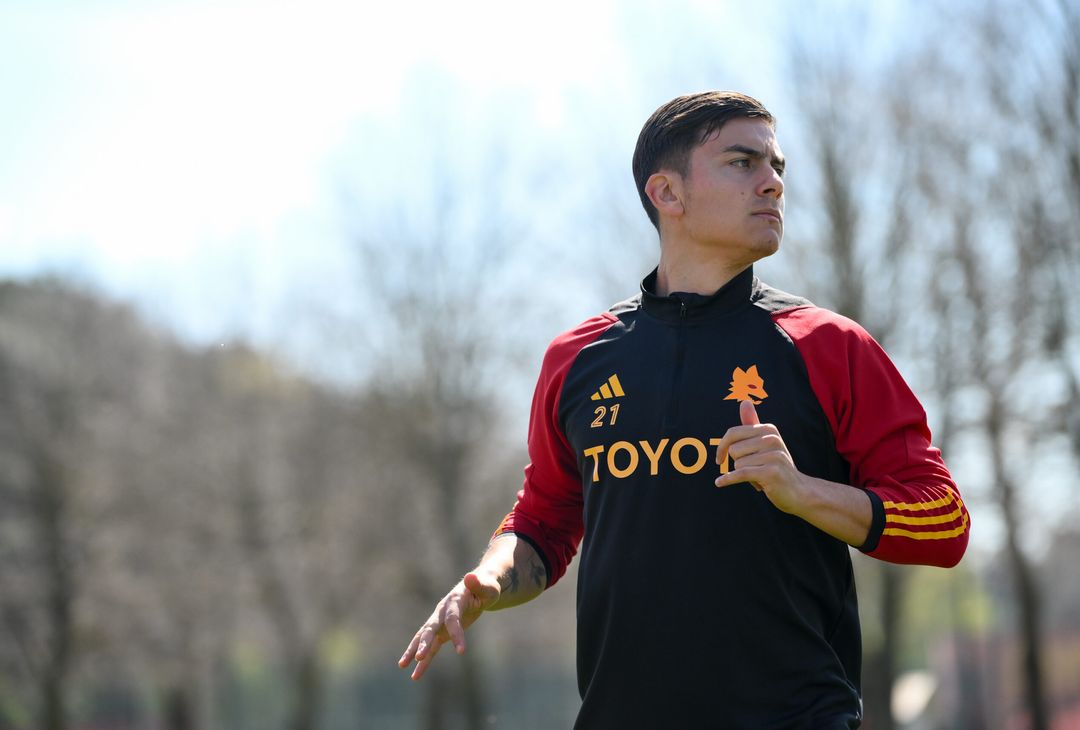 Roma, l’allenamento a Trigoria: lavoro individuale per Dybala -FOTOGALLERY - immagine 21