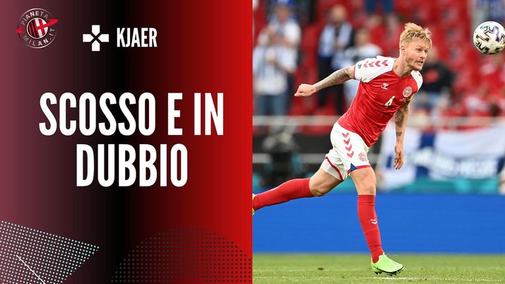 Simon Kjaer (difensore AC Milan), capitano della Danimarca agli Europei 2021 | News (Getty Images) 