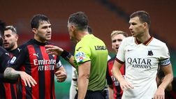 Milan-Roma, arbitro Giacomelli verso lo stop: “punito” insieme a Var Nasca