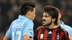 Napoli-Milan, arriva l’in bocca al lupo di Hamsik per Gattuso…con un battibecco!