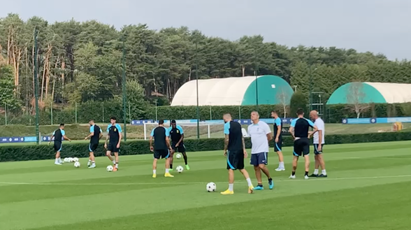 FCIN1908 / Allenamento Inter, provati con i titolari Mkhitaryan e Gosens- immagine 2