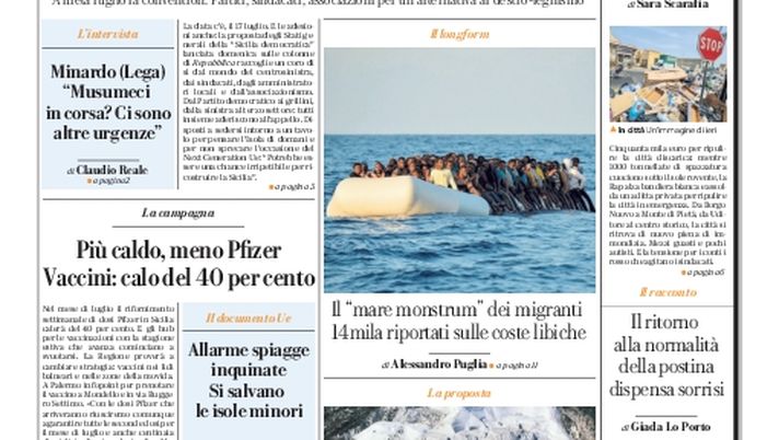 Prima Pagina, La Repubblica: “La Sicilia ‘democratica’ lancia gli stati generali” 