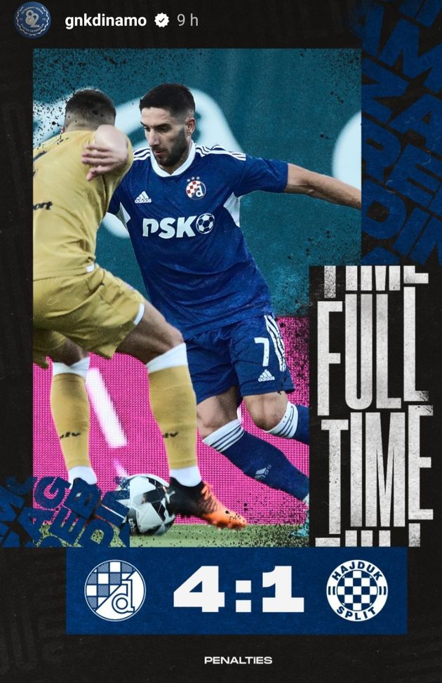 Derby in Supercoppa: la Dinamo batte l’Hajduk ai rigori al Maksimir, senza incidenti…- immagine 2