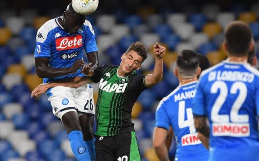 Kalidou Koulibaly contro il Sassuolo Kalidou Koulibaly contro il Sassuolo