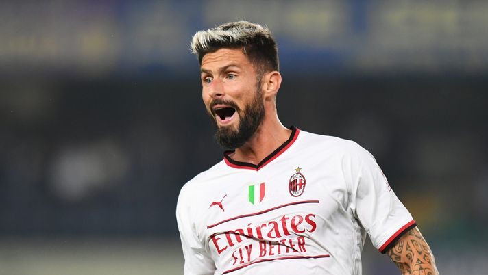 Milan, Giroud ha segnato 14 gol su 19 in trasferta in Champions League (getty images)