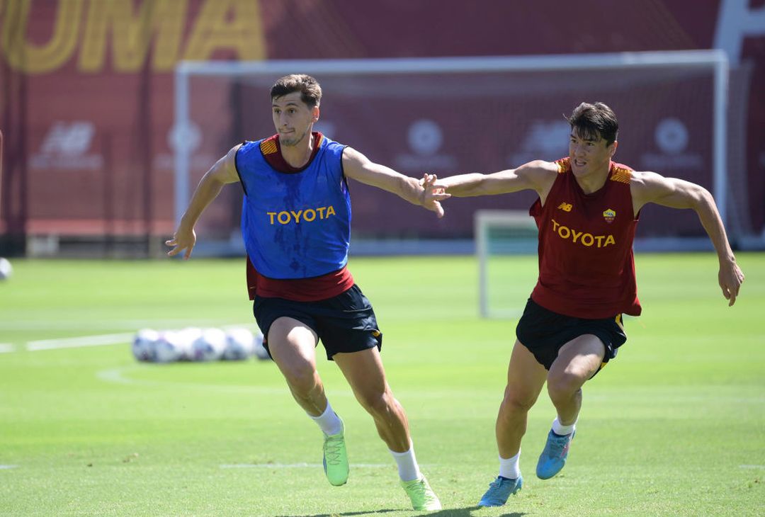 Roma, le immagini della seduta mattutina a Trigoria – FOTO GALLERY - immagine 8