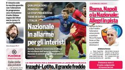 Prima Pagina, Corriere dello Sport: “Pirlo all’angolo, ultimatum al tecnico. Nazionale in allarme per gli interisti”