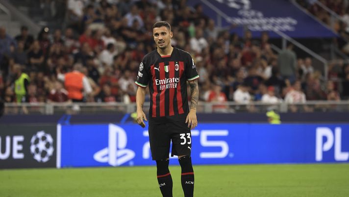 MILAN, ITALY - SEPTEMBER 14: Rade Krunic of AC Milan looks on during the UEFA Champions League group E match between AC Milan and Dinamo Zagreb at Giuseppe Meazza Stadium on September 14, 2022 in Milan, Italy. (Photo by Giuseppe Cottini/AC Milan via Getty Images)