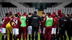 Torino, nuovo calciatore positivo al Covid: sono 8 i casi confermati