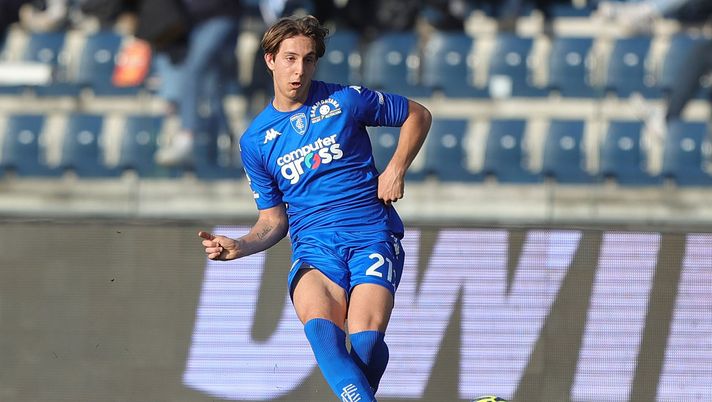 Jacopo Fazzini, calciatore dell'Empoli (getty images)