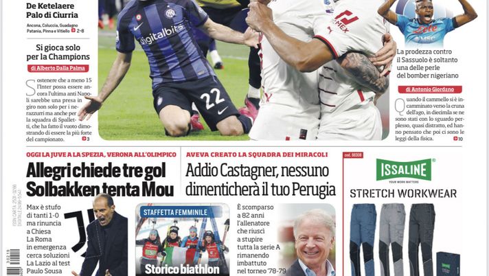 EDICOLA CDS – Micki sveglia l’Inter: lampo dell’armeno, Lautaro chiude il conto - immagine 1
