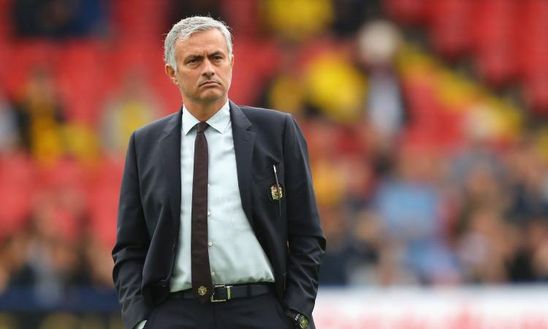 José Mourinho, allenatore del Manchester United. José Mourinho, allenatore del Manchester United.
