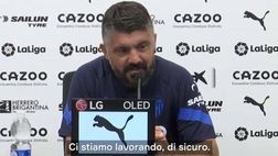 VIDEO Valencia, Gattuso sicuro su Cavani: “Arrivo del Matador? Sono ottimista”