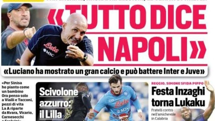IL NAPOLI SUI MEDIA – Le prime pagine dei giornali di oggi 22 dicembre 2022 - immagine 1