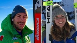 Sci: Hans Vaccari e Giulia Di Francesco si allenano in ghiacciaio