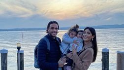 Gita di famiglia sul lago di Garda per Alessandro Matri e Federica Nargi