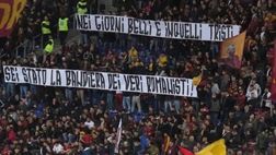 Roma, striscione di saluto a De Rossi… ma c’è un errore di grammatica – FOTO