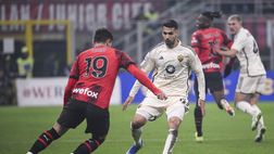 Milan-Roma 3-1: Paredes non basta. Decidono Adli, Giroud e Theo. Mourinho è nono