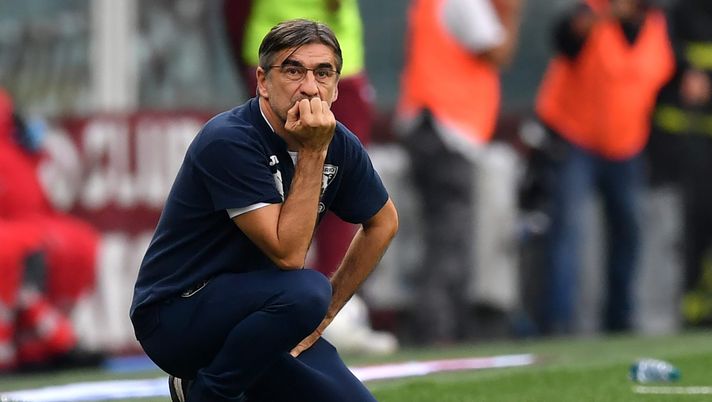 TURIN, ITALY - OCTOBER 15: Ivan Juric, Head Coach of Torino FC reacts during the Serie A match between Torino FC and Juventus at Stadio Olimpico di Torino on October 15, 2022 in Turin, Italy. (Photo by Valerio Pennicino/Getty Images) Torino Juric