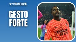 In campo con il volto di Maignan: che bella iniziativa in 3^ categoria!