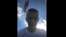 VIDEO / Perisic, la festa per il successo della Croazia continua in mare