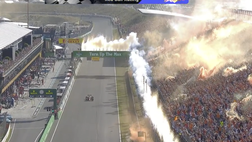 VIDEO – Un boato da stadio appena Verstappen taglia il traguardo