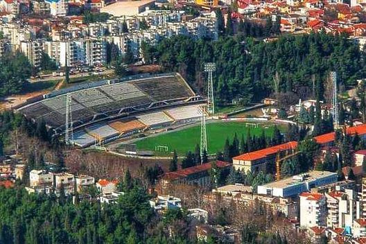 Lo stadio dello Zrijinski che ospita il Velez Mostar Lo stadio dello Zrijinski che ospita il Velez Mostar