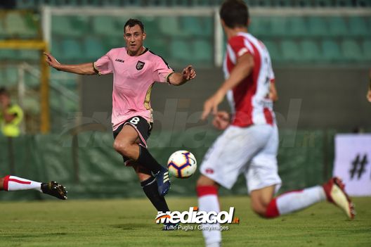 PALERMO, ITALY - AUGUST 05: Mato Jajalo of Palermo in action during the TIM Cup match between US Citta' di Palermo and Vicenza Calcio at Stadio Renzo Barbera on August 5, 2018 in Palermo, Italy. (Photo by Tullio M. Puglia/Getty Images) PALERMO, ITALY - AUGUST 05: Mato Jajalo of Palermo in action during the TIM Cup match between US Citta' di Palermo and Vicenza Calcio at Stadio Renzo Barbera on August 5, 2018 in Palermo, Italy. (Photo by Tullio M. Puglia/Getty Images)