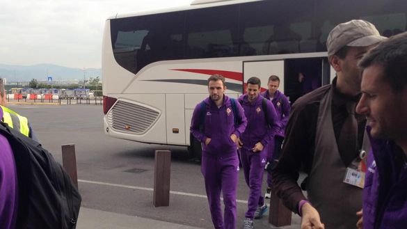 VIDEO&FOTO VN: Fiorentina a Peretola prima del volo per la Polonia- immagine 4