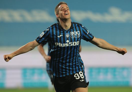 BERGAMO, ITALY - MARCH 12: Mario Pasalic of Atalanta BC celebrates after scoring the opening goal during the Serie A match between Atalanta BC and Spezia Calcio at Gewiss Stadium on March 12, 2021 in Bergamo, Italy. (Photo by Emilio Andreoli/Getty Images) BERGAMO, ITALY - MARCH 12: Mario Pasalic of Atalanta BC celebrates after scoring the opening goal during the Serie A match between Atalanta BC and Spezia Calcio at Gewiss Stadium on March 12, 2021 in Bergamo, Italy. (Photo by Emilio Andreoli/Getty Images)