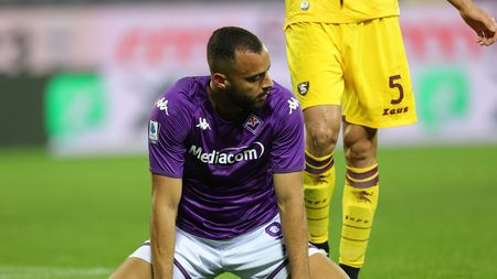 FLORENCE, ITALY - NOVEMBER 09: Arthur Mendonça Cabral of ACF Fiorentina reacts during the Serie A match between ACF Fiorentina and Salernitana at Stadio Artemio Franchi on November 9, 2022 in Florence, Italy. (Photo by Gabriele Maltinti/Getty Images)