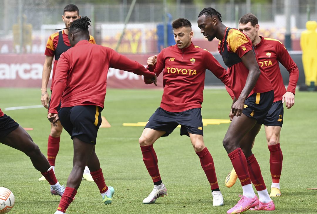 Roma, la rifinitura alla vigilia del Bayer Leverkusen – FOTO GALLERY - immagine 17