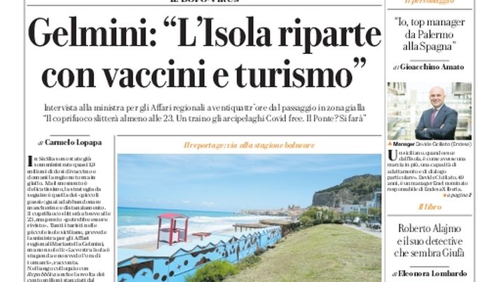 Prima Pagina, La Repubblica-Palermo. Luperini: “Sogno di fare un altro gol alla Juve Stabia”  Prima Pagina, La Repubblica-Palermo. Luperini: “Sogno di fare un altro gol alla Juve Stabia”