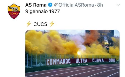 Anche la Roma celebra: la sua Curva... Anche la Roma celebra: la sua Curva...