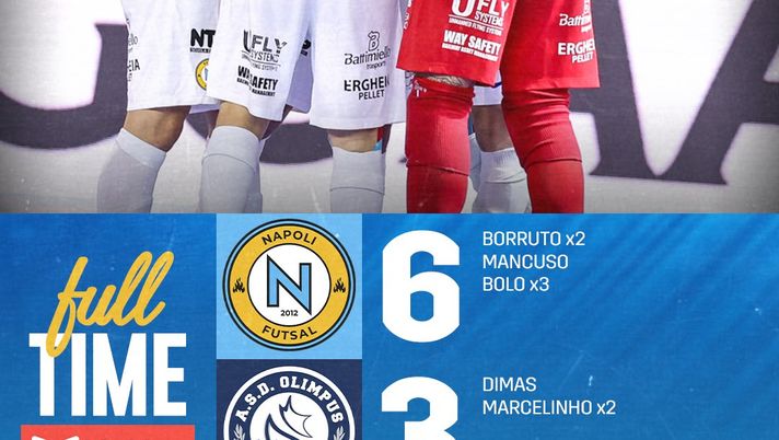 Il Napoli si congratula con la squadra di Futsal per la vittoria della Coppa Italia - immagine 1