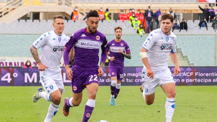 GERMOGLI PH: 3 APRILE 2022 FIRENZE STADIO ARTEMIO FRANCHI SERIE A FIORENTINA VS EMPOLI NELLA FOTO GONZALEZ Nico Gonzalez, il più napoletano dei viola sfida Insigne - immagine 1