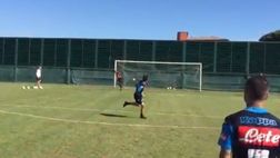 Napoli, che gol di Mario Rui a Castel Volturno: fantastica reazione di Insigne | VIDEO